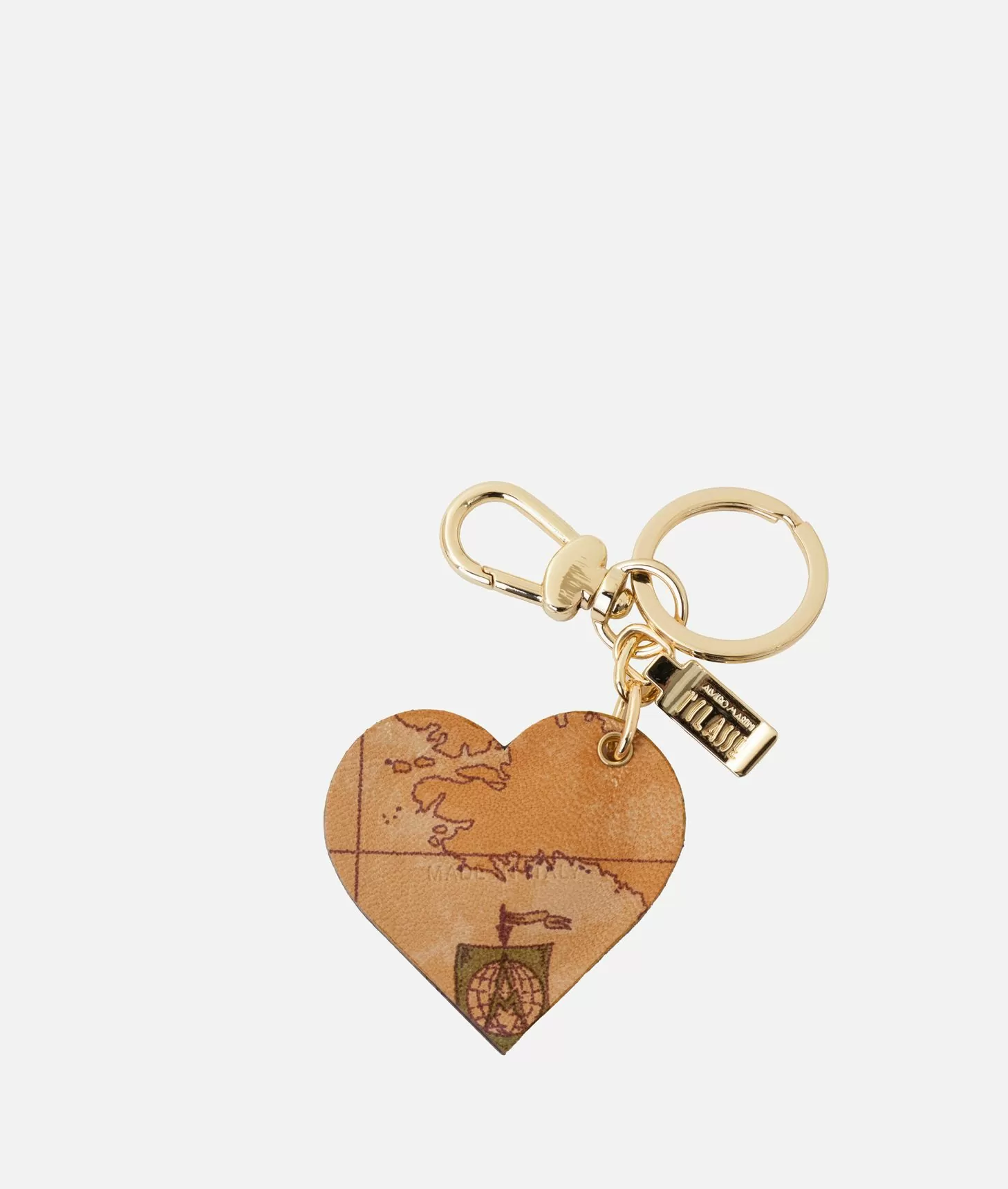 Alviero martini 1a classe Portachiavi a forma di cuore Rosso Sottocosto