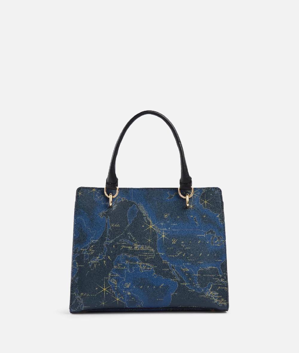 Alviero martini 1a classe Geo Midnight borsa a mano con tracolla Blu Notte Saldi