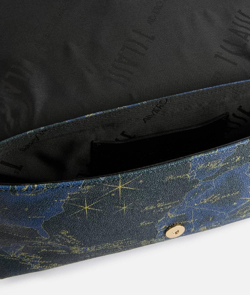 Alviero martini 1a classe Geo Midnight pochette con patta Blu Notte Hotsell