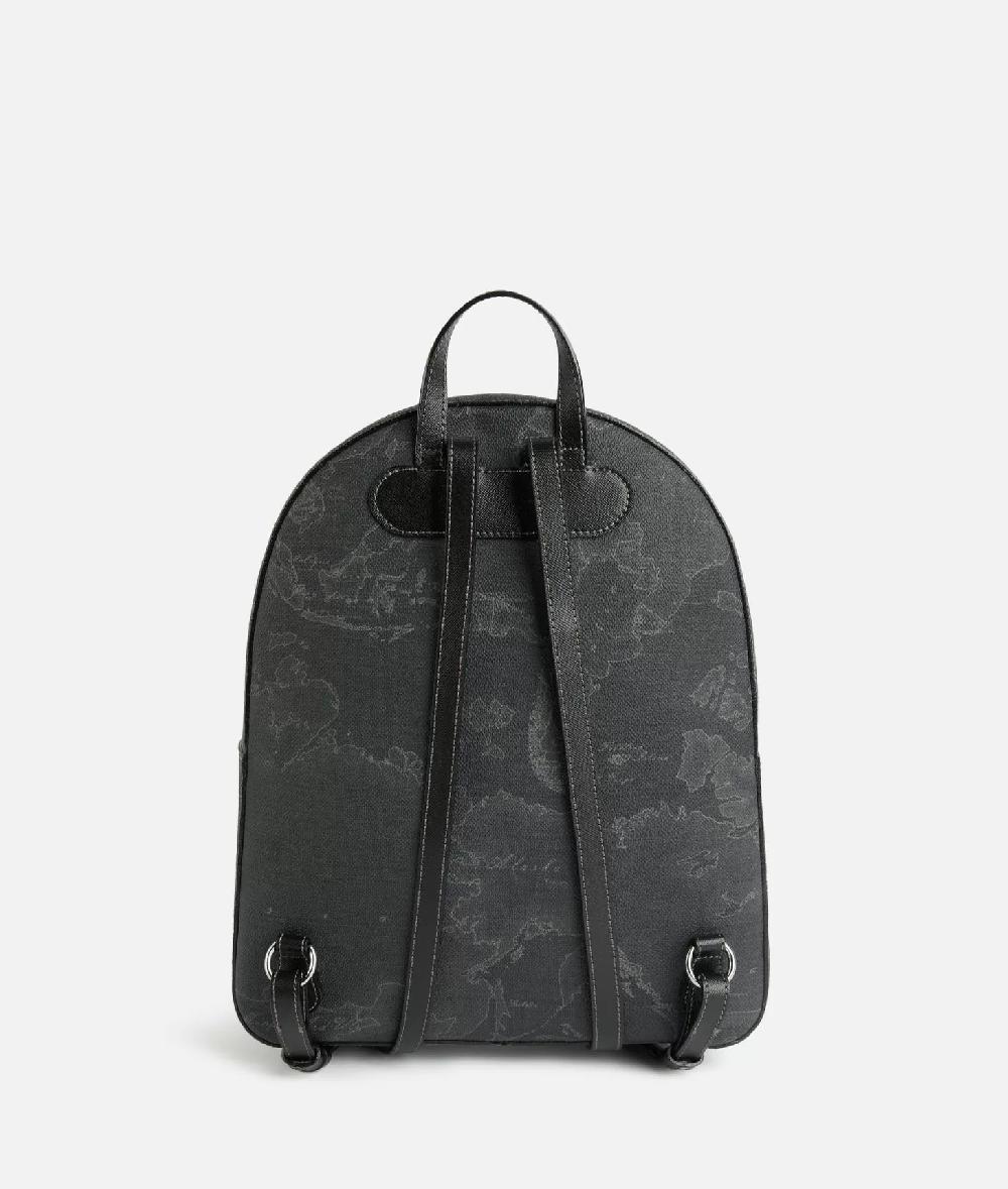 Alviero martini 1a classe Zaino tre tasche in tessuto stampa Geo Night Nero Outlet