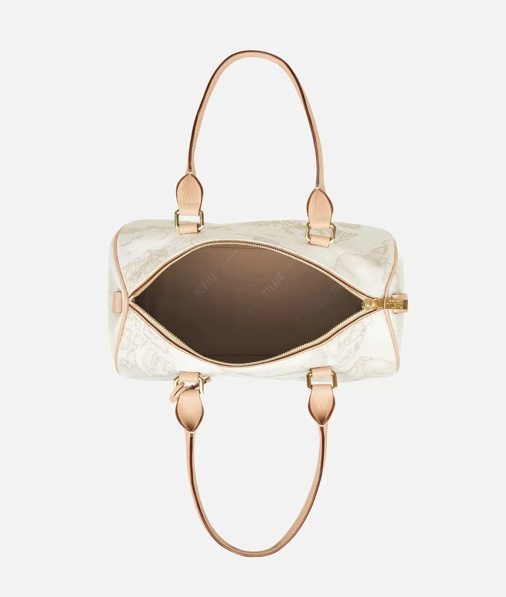 Alviero martini 1a classe Geo White Borsa media a bauletto Spedizione Gratuita
