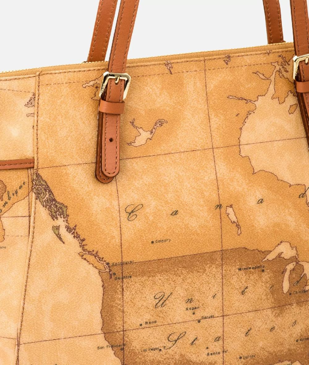 Alviero martini 1a classe Geo Classic Borsa shopping grande Qualità Garantita