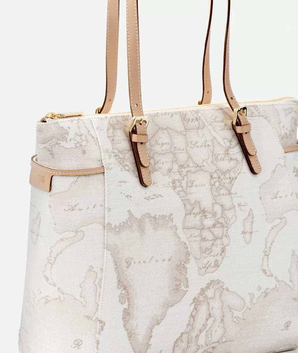 Alviero martini 1a classe Geo White tote bag grande Negozi Online