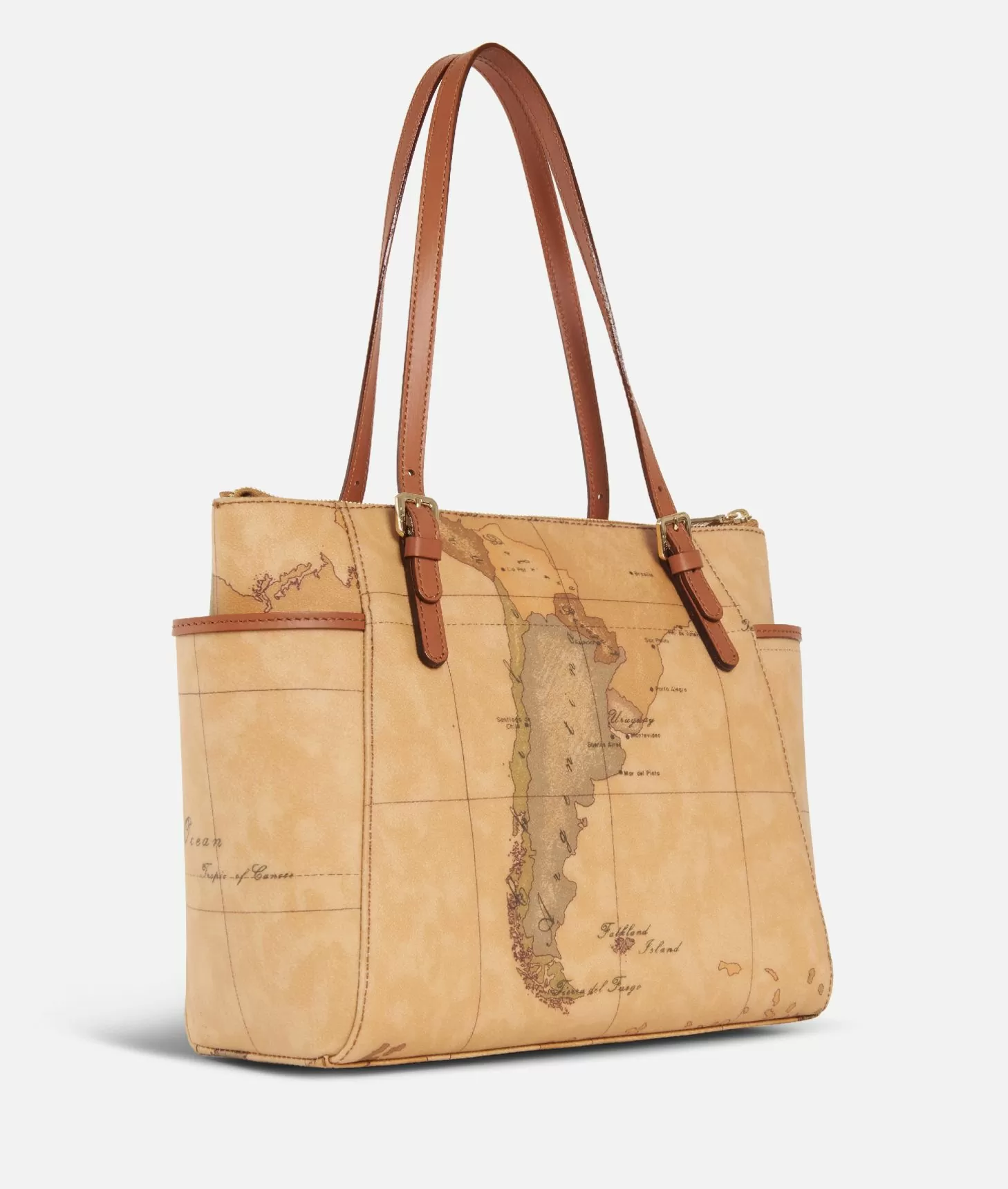 Alviero martini 1a classe Geo Classic Shopping bag con fibbie Acquista Ora