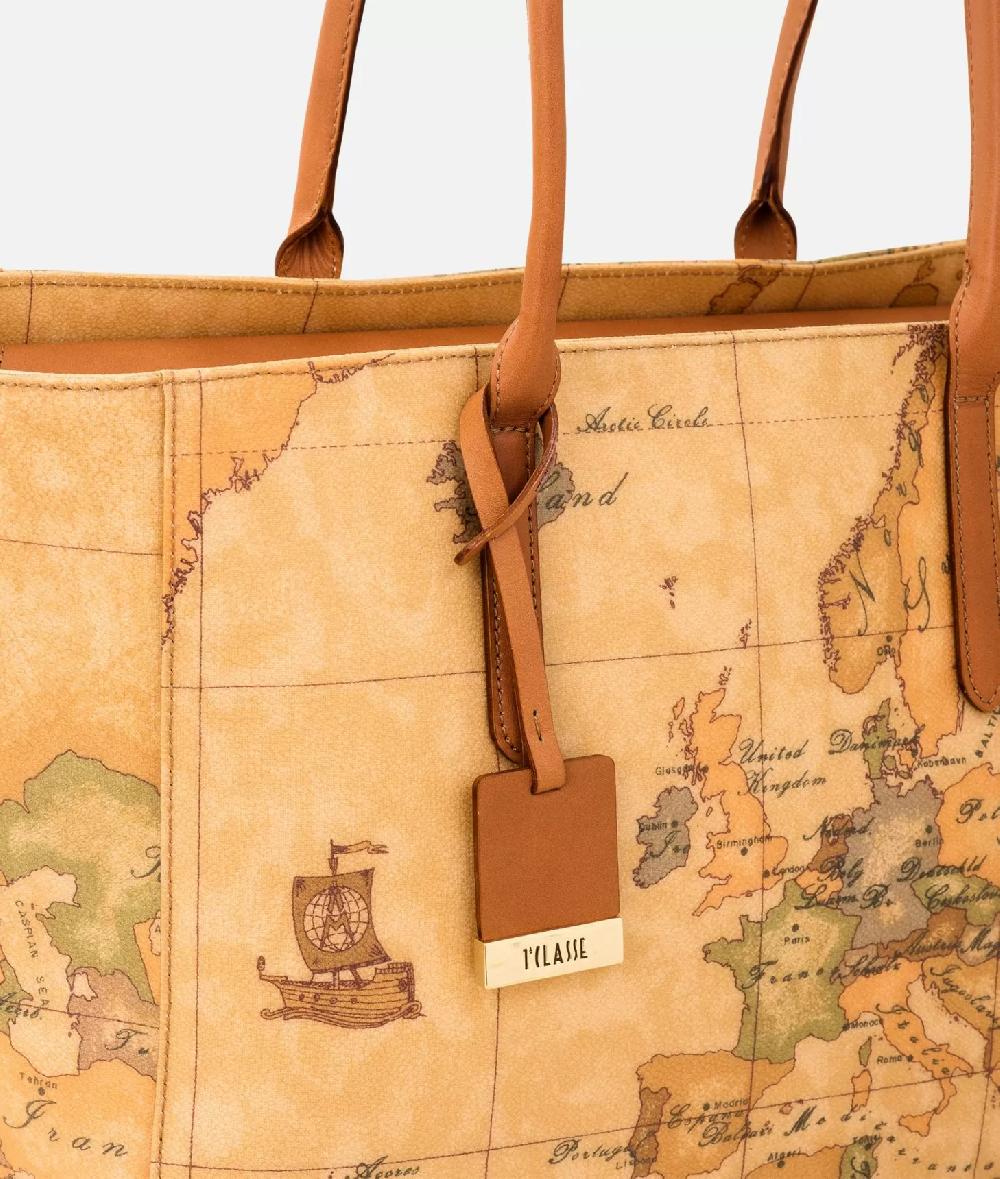 Alviero martini 1a classe Geo Classic Borsa shopping grande Consegna Veloce