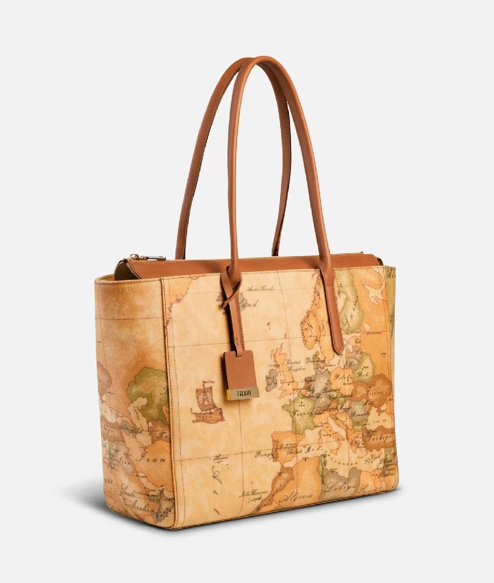 Alviero martini 1a classe Geo Classic Borsa shopping grande Consegna Veloce