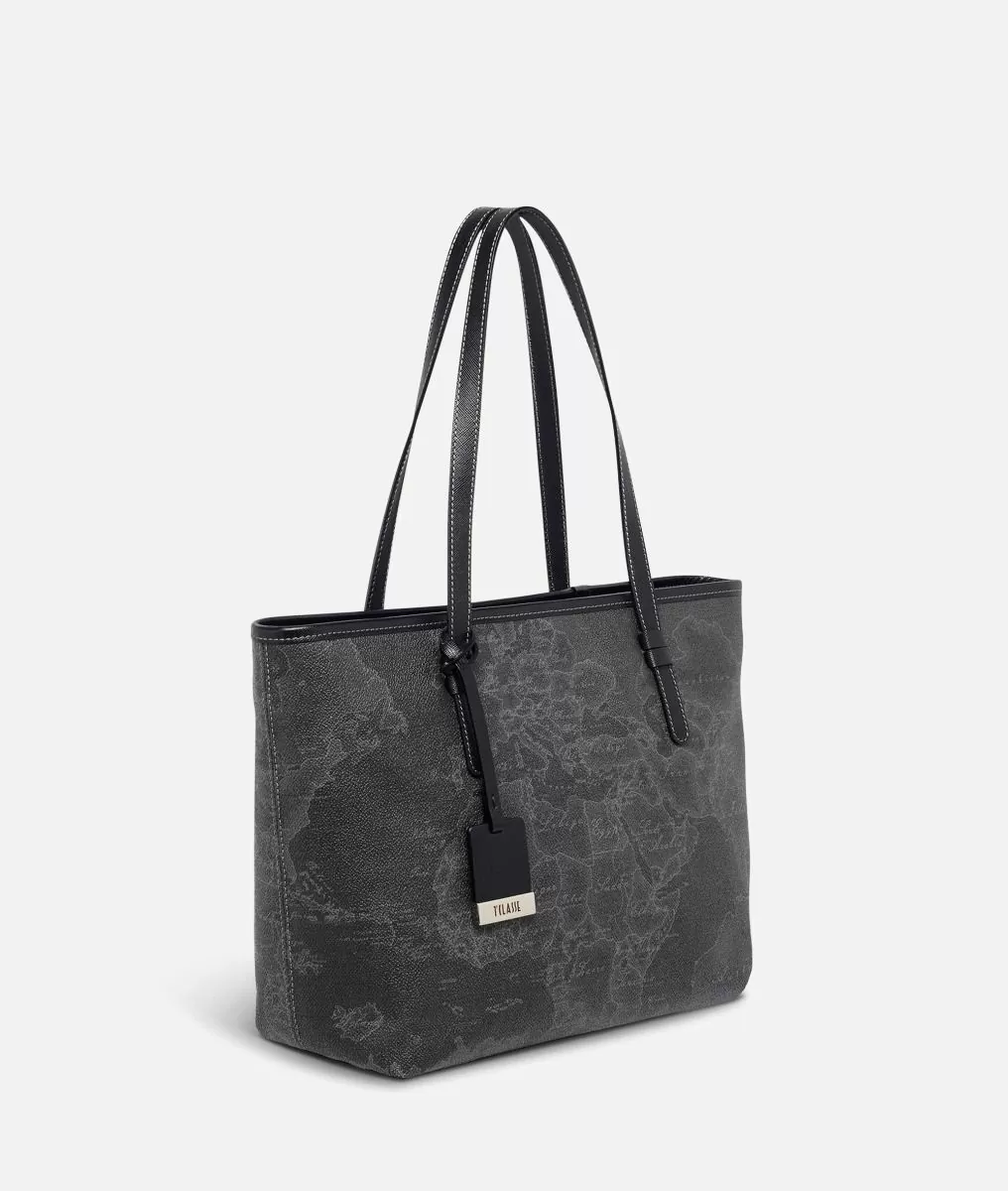 Alviero martini 1a classe Geo Black Borsa shopping media Vendita Calda