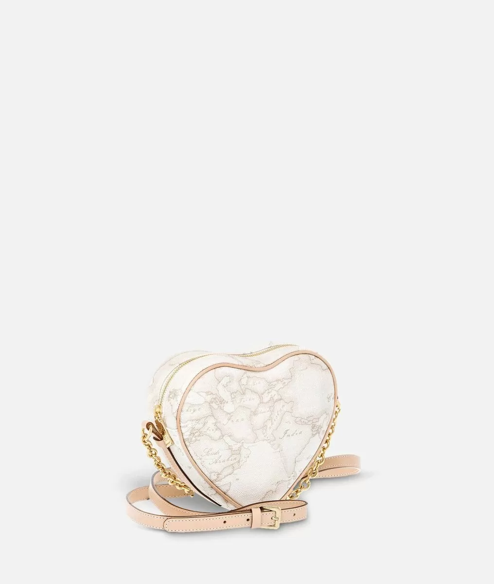 Alviero martini 1a classe Geo White Mini tracolla a cuore Vendita Economica