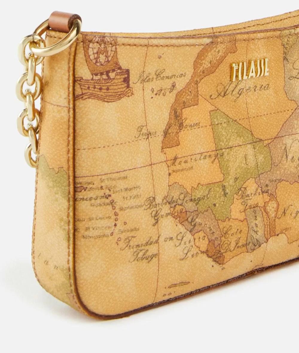Alviero martini 1a classe Pochette con tracolla in tessuto Geo Classic Naturale Offerte giornaliere