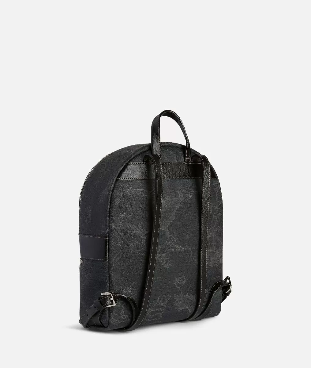 Alviero martini 1a classe Geo Black zaino medio con logo 1A Classe Sconti VIP