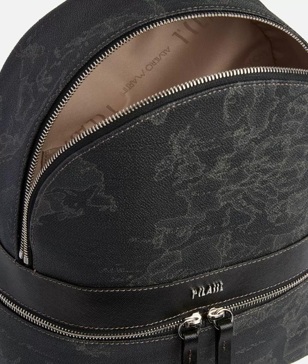 Alviero martini 1a classe Geo Black zaino medio con logo 1A Classe Sconti VIP