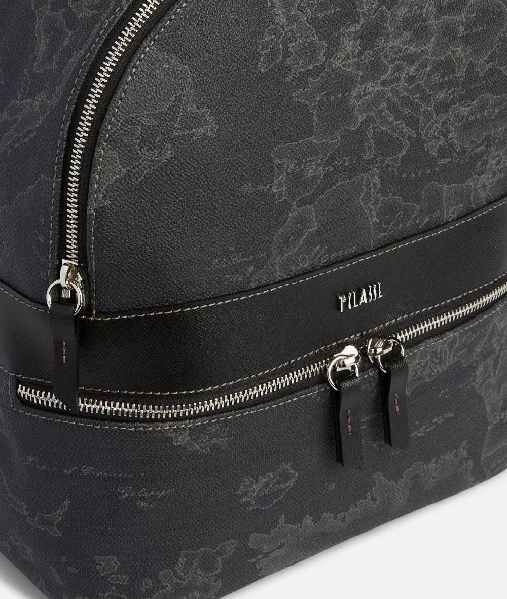 Alviero martini 1a classe Geo Black zaino medio con logo 1A Classe Sconti VIP