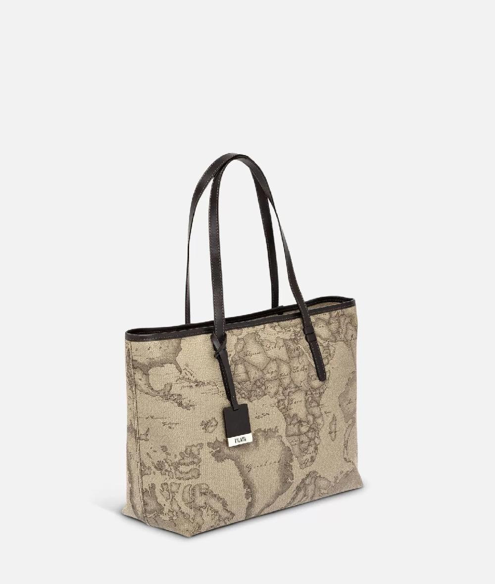 Alviero martini 1a classe Geo Tortora Borsa shopping grande Fino al 50% di sconto