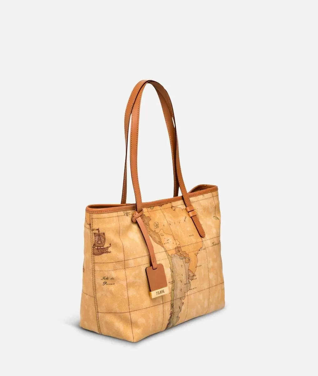Alviero martini 1a classe Geo Classic Borsa shopping media Offerta speciale della fabbrica