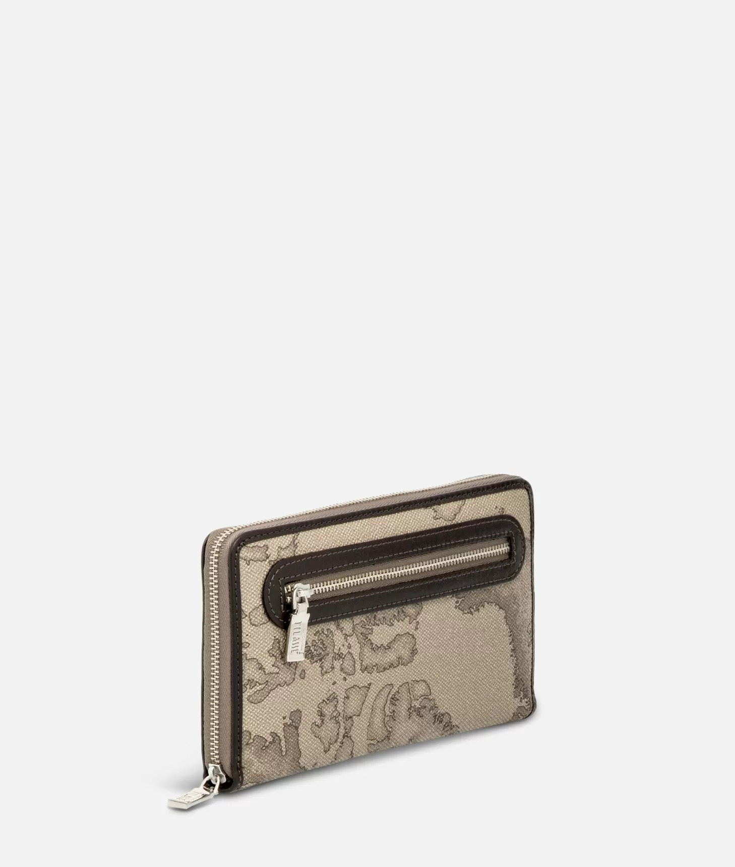 Alviero martini 1a classe Geo Tortora Portafogli grande con zip e tasca Online