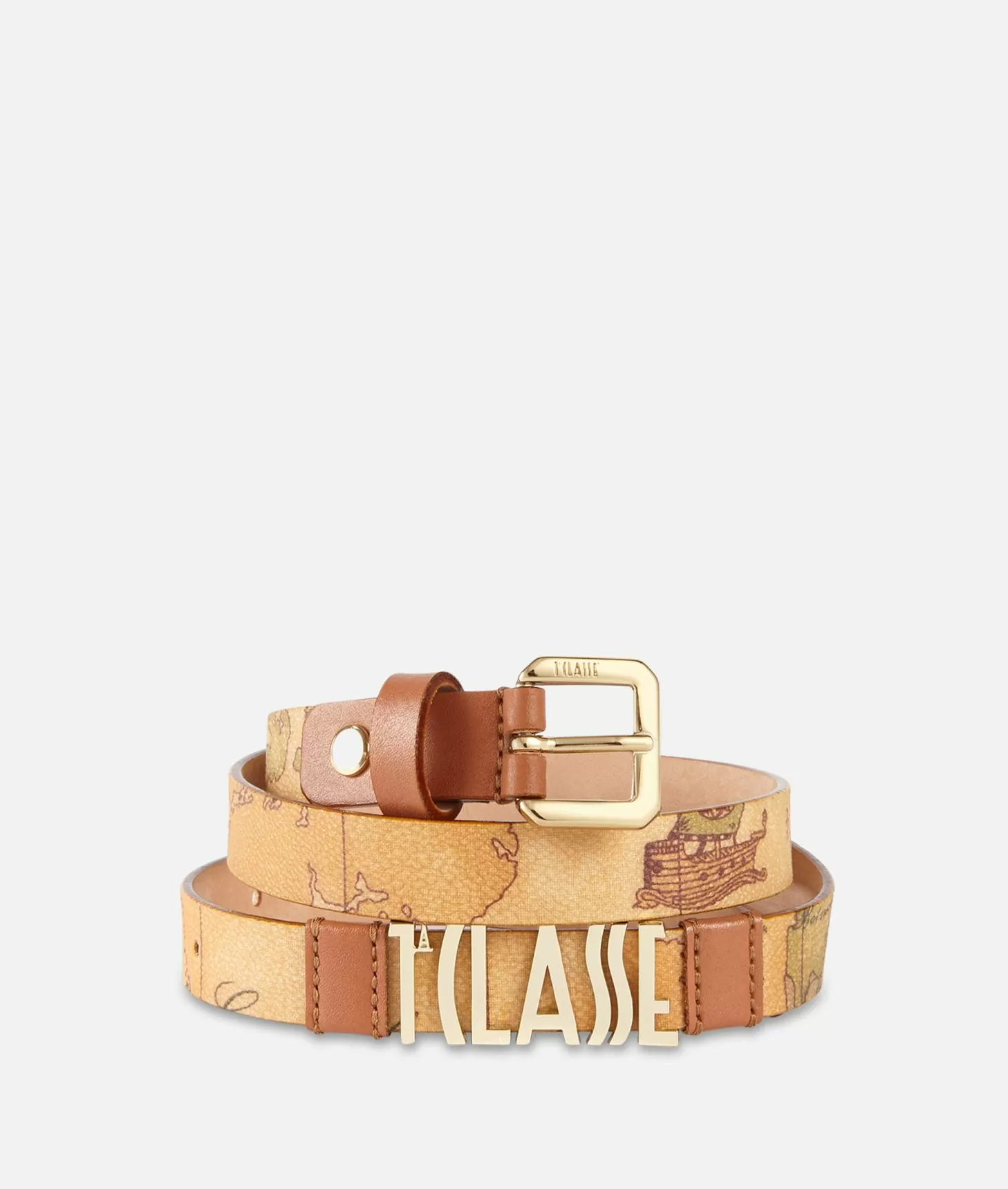 Alviero martini 1a classe Geo Classic cintura da donna logo lettering