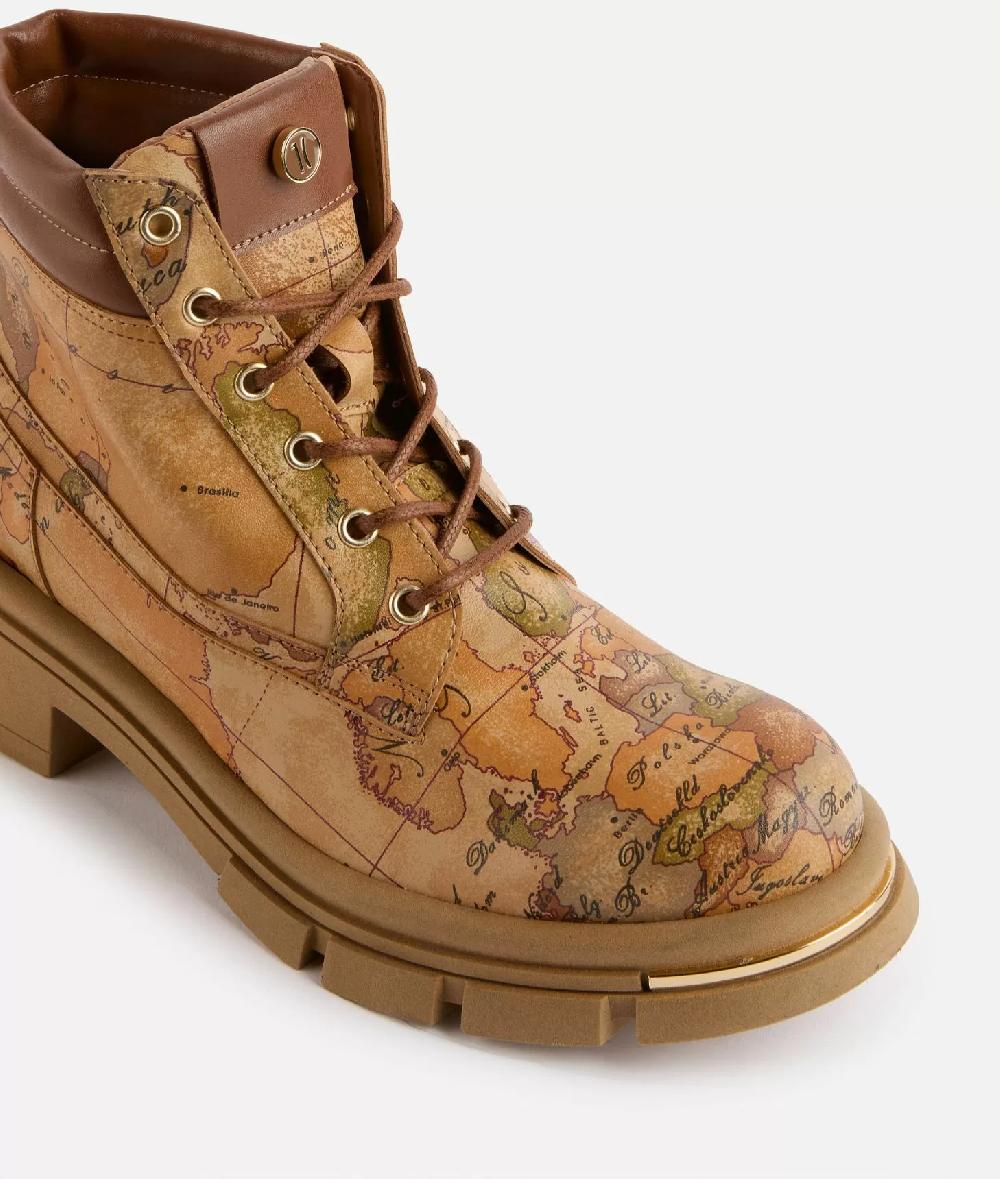 Alviero martini 1a classe Anfibi in eco nappa con dettaglio oro in punta Geo Classic In Linea