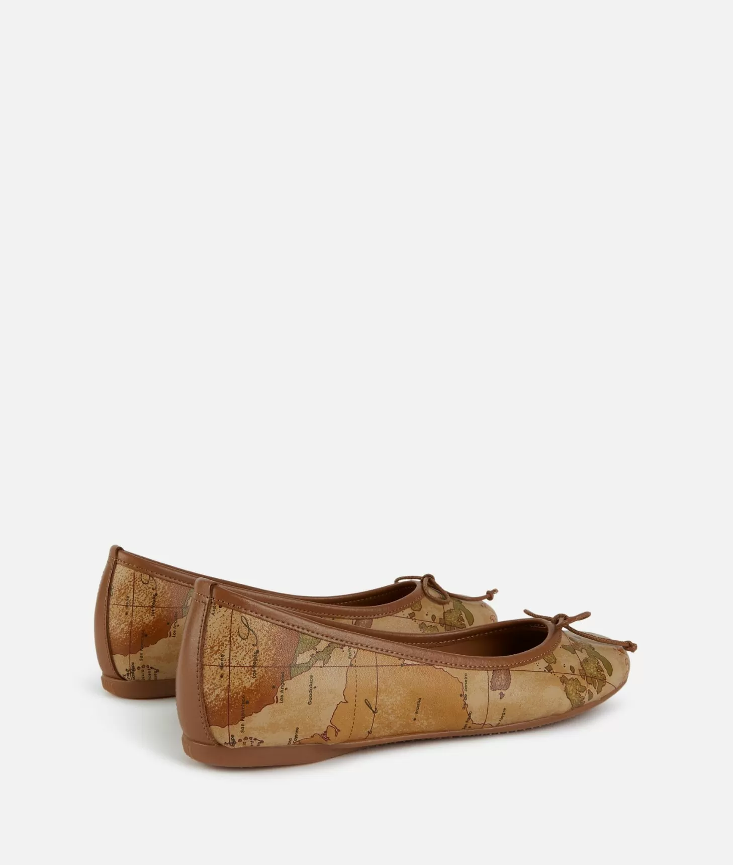 Alviero martini 1a classe Ballerine in tessuto stampa Geo Classic Fino Al -60%