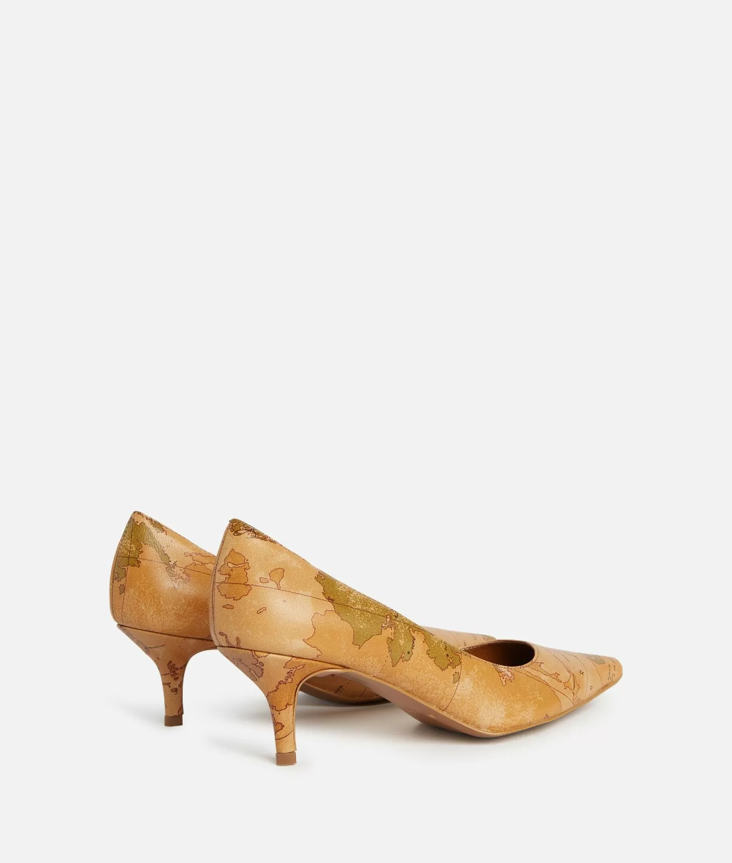 Alviero martini 1a classe Décolleté in nappa con tacco basso stampa Geo Classic Shopping Online