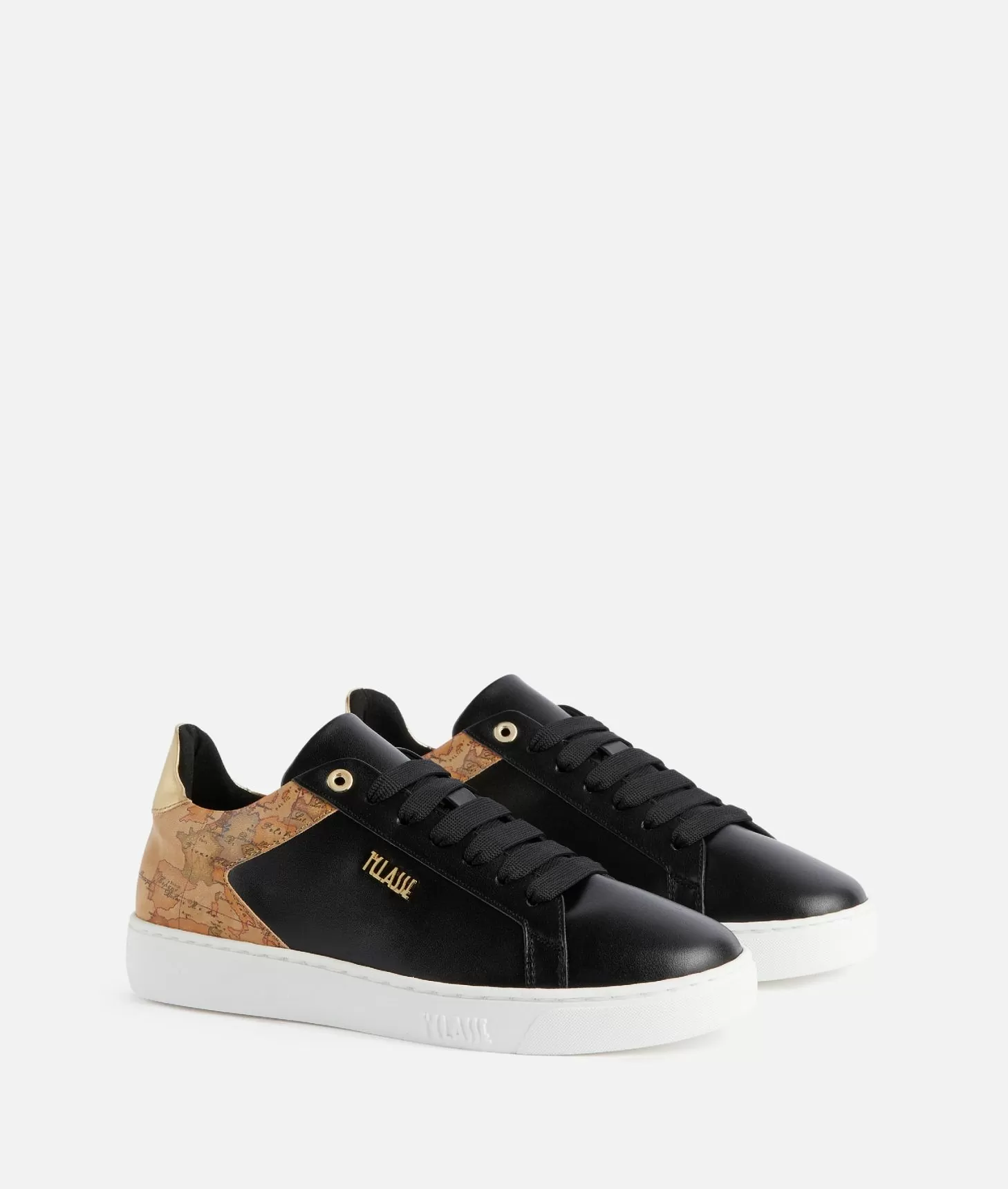 Alviero martini 1a classe Sneakers in eco nappa con logo 1ᴬ Classe Nere Sottocosto