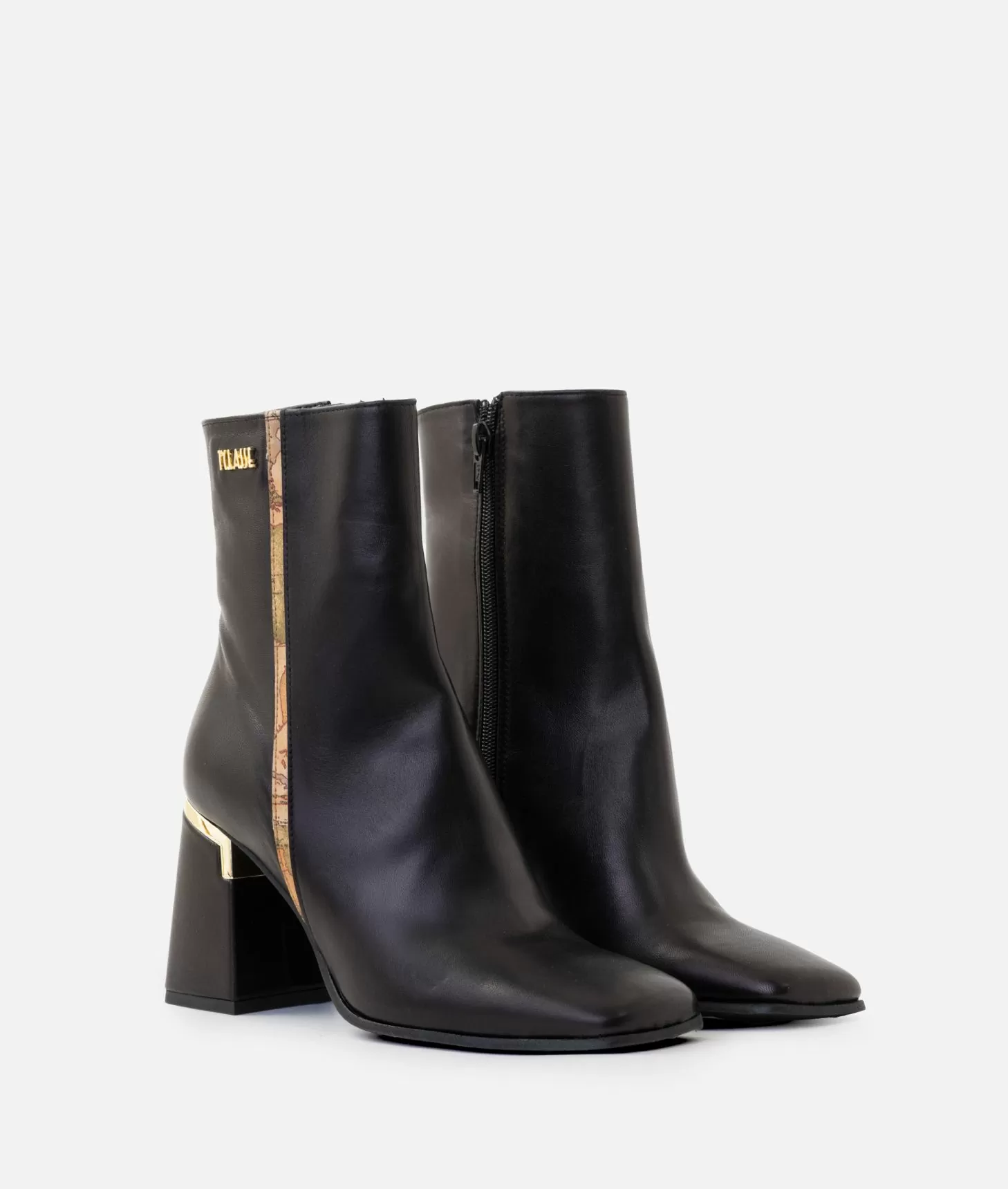 Alviero martini 1a classe Tronchetti punta quadra in nappa liscia Neri Negozio