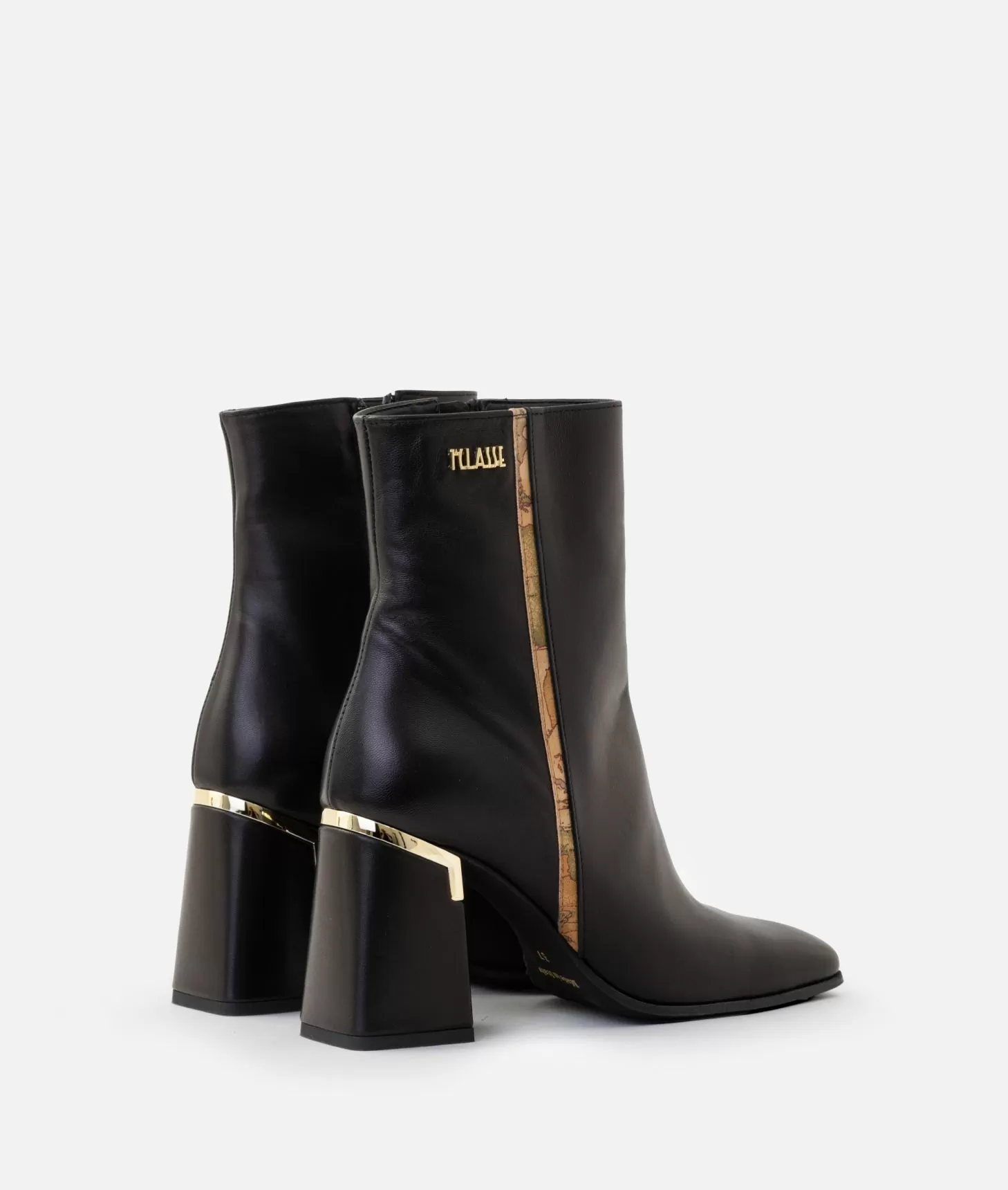 Alviero martini 1a classe Tronchetti punta quadra in nappa liscia Neri Negozio