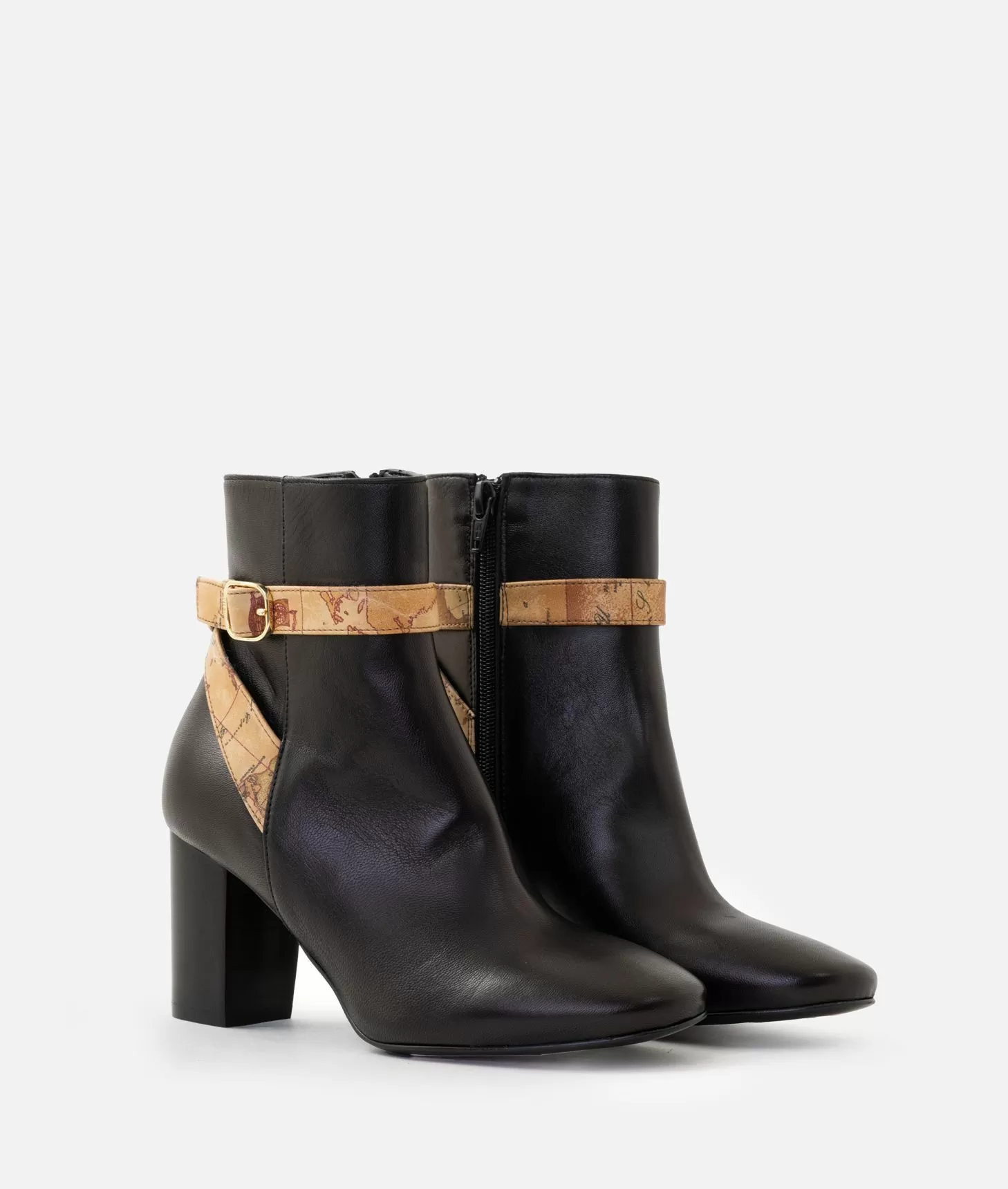 Alviero martini 1a classe Tronchetti in nappa liscia con cinturini Geo Classic Neri Nuova