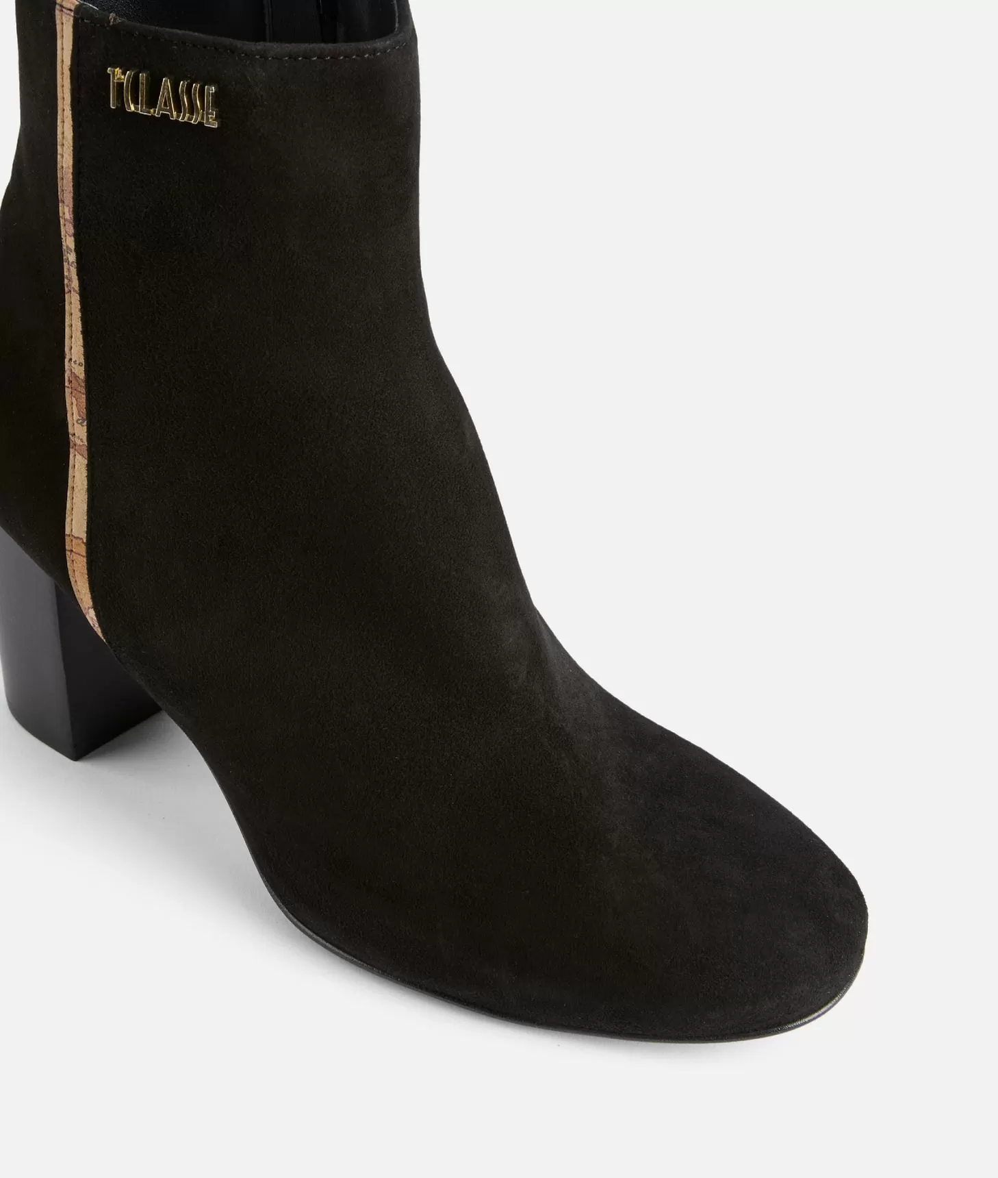 Alviero martini 1a classe Tronchetti in pelle scamosciata con logo 1ᴬ Classe Neri Spedizione gratuita