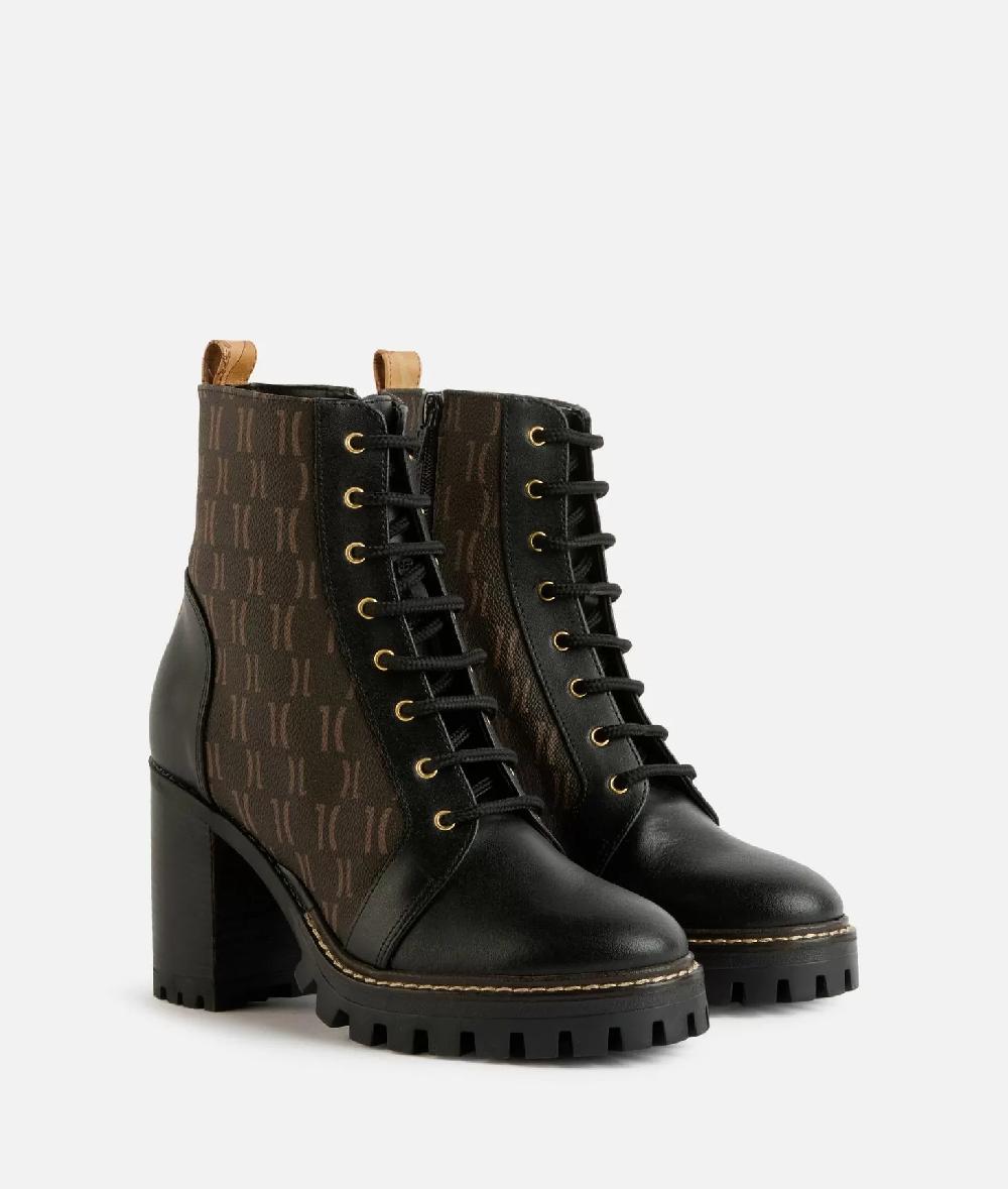 Alviero martini 1a classe Tronchetti in tessuto Monogram 1C Neri Vendite stagionali