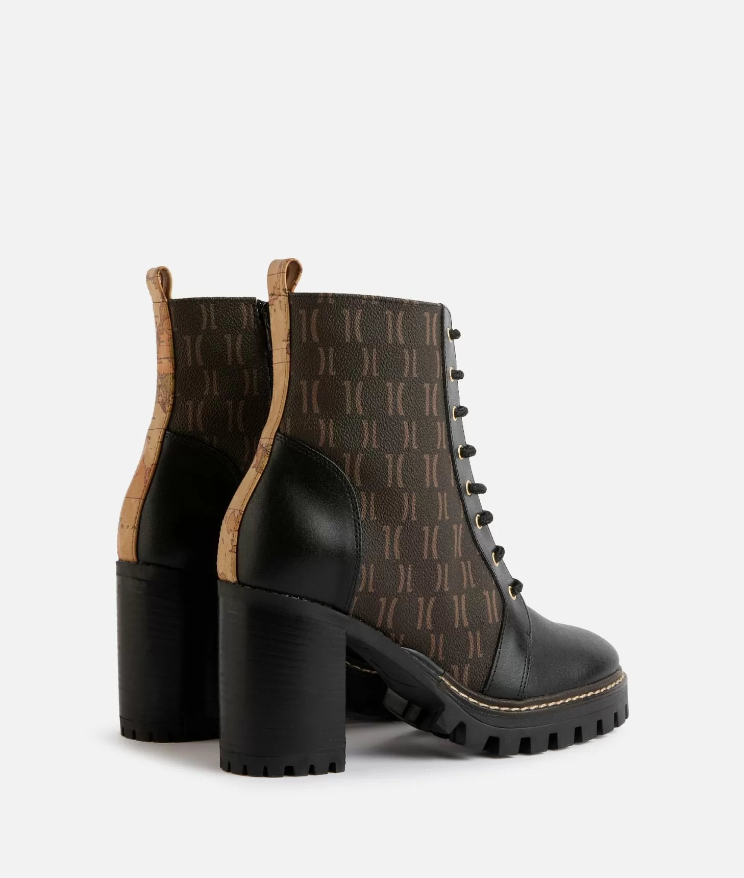 Alviero martini 1a classe Tronchetti in tessuto Monogram 1C Neri Vendite stagionali