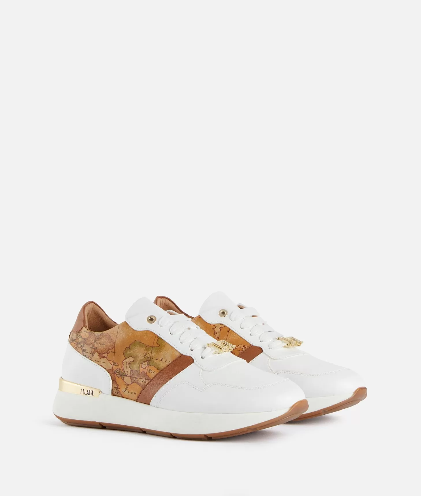 Alviero martini 1a classe Running in eco nappa con passalaccio 1ᴬ Classe Bianche Offerta San Valentino