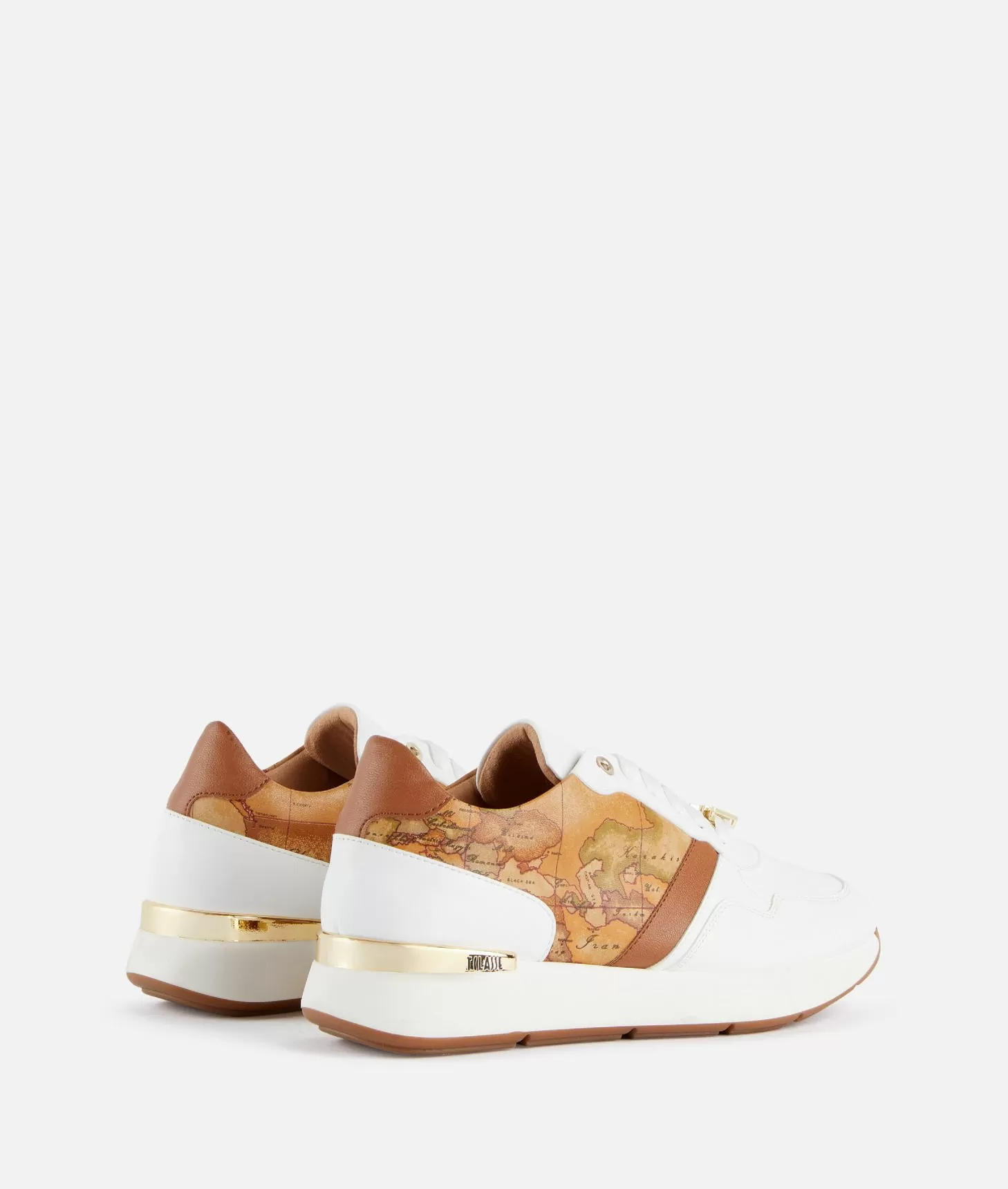 Alviero martini 1a classe Running in eco nappa con passalaccio 1ᴬ Classe Bianche Offerta San Valentino