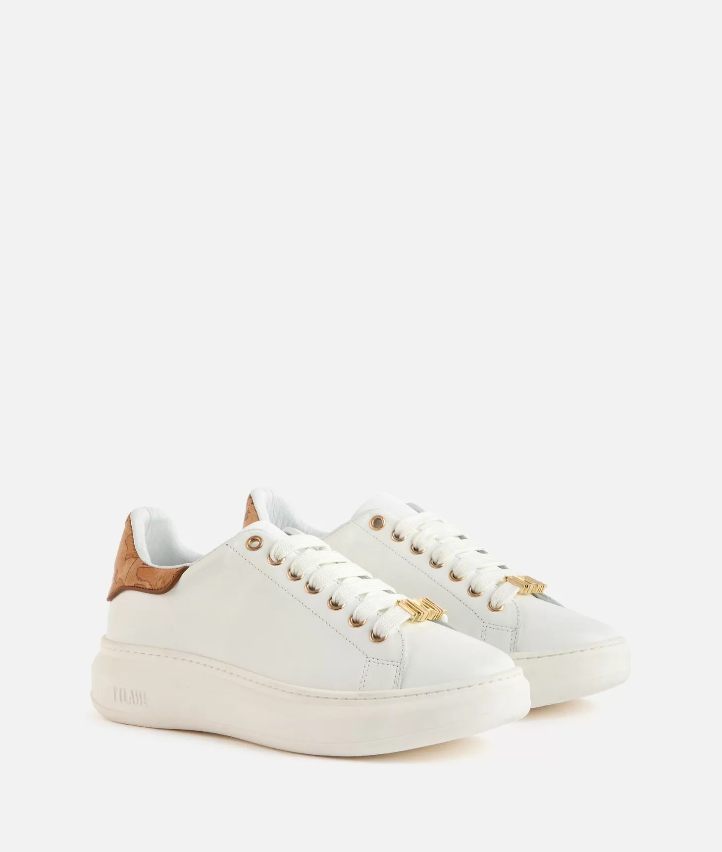 Alviero martini 1a classe Sneakers TR light in pelle liscia con passalaccio 1ᴬ Classe Bianche Offerta temporanea
