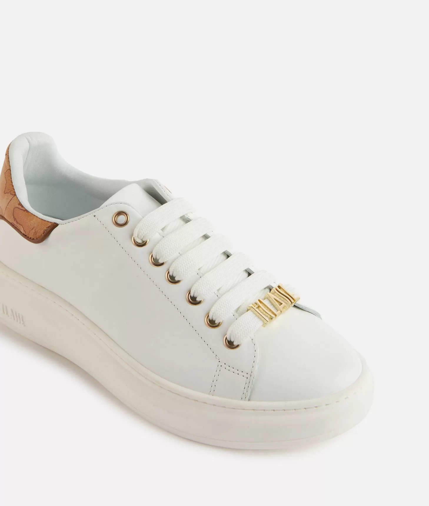 Alviero martini 1a classe Sneakers TR light in pelle liscia con passalaccio 1ᴬ Classe Bianche Offerta temporanea