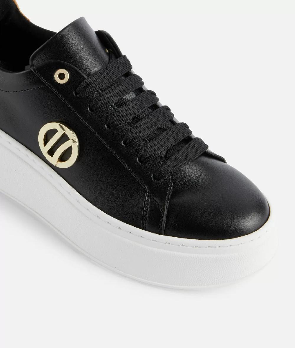 Alviero martini 1a classe Sneakers zeppate in eco nappa con dettaglio 1C Nere Bestseller