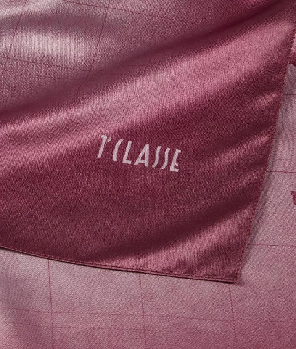 Alviero martini 1a classe Foulard Geo Sfumato 90x90 Burgundy Sostegno trimestrale