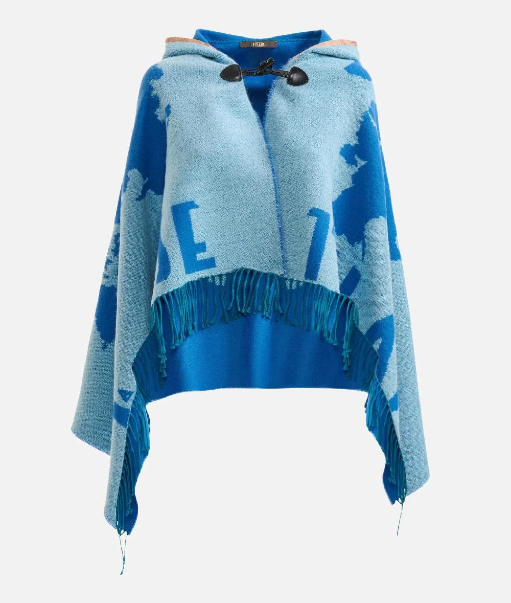 Alviero martini 1a classe Mantella con cappuccio e alamaro Anice Presa