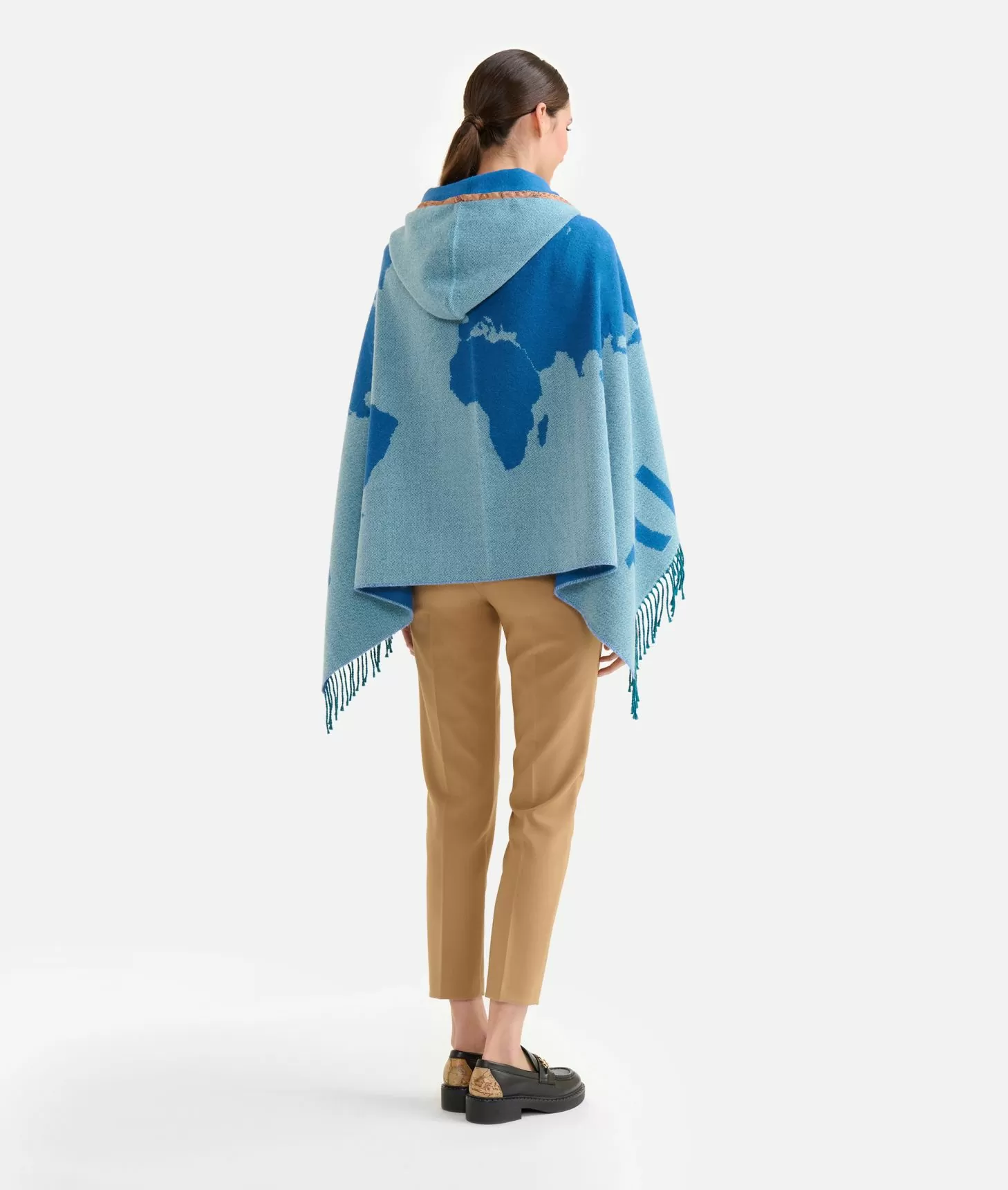 Alviero martini 1a classe Mantella con cappuccio e alamaro Anice Presa