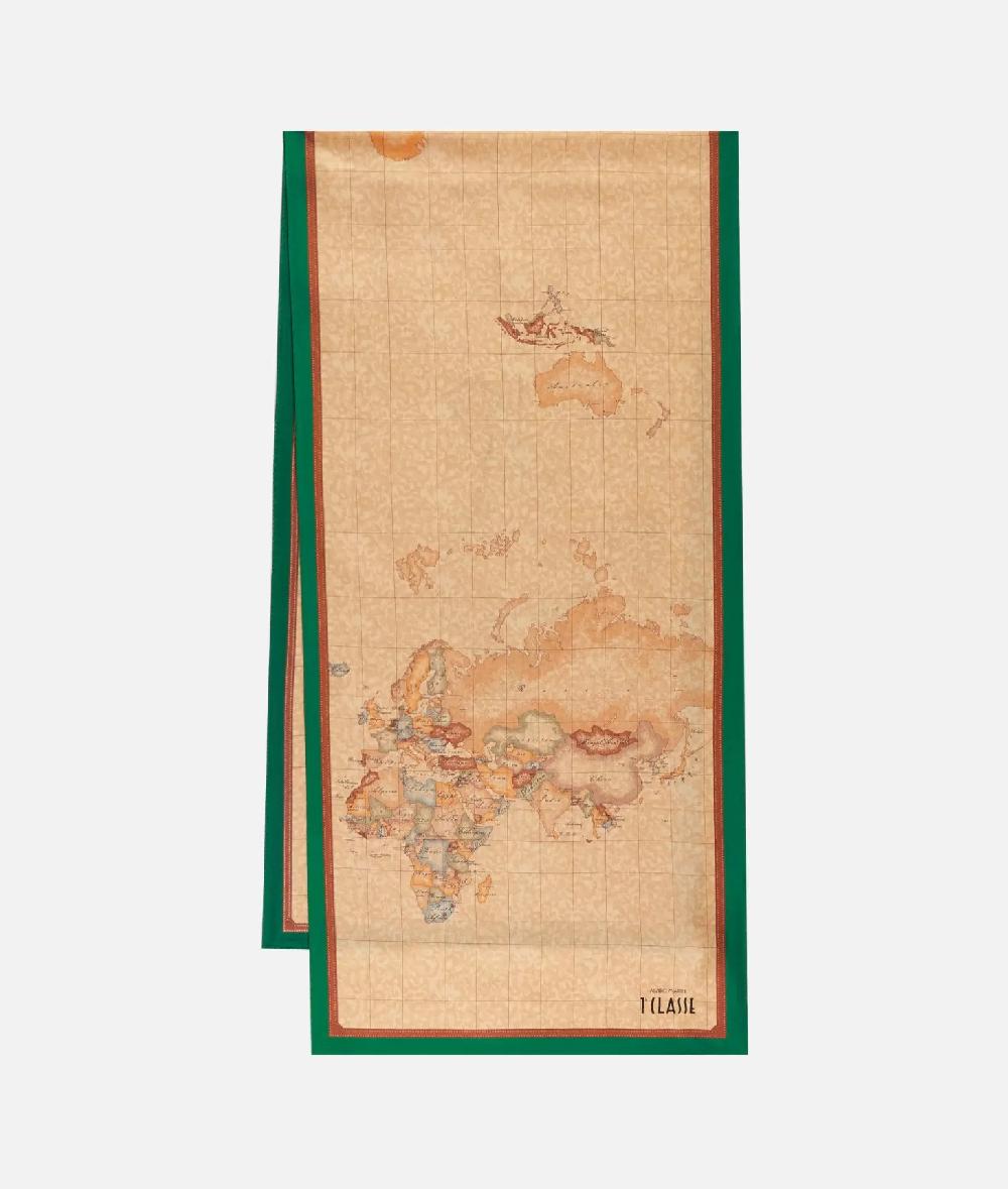 Alviero martini 1a classe Sciarpa Geo Classic 45x180 Giada Sconto di tempo limitato