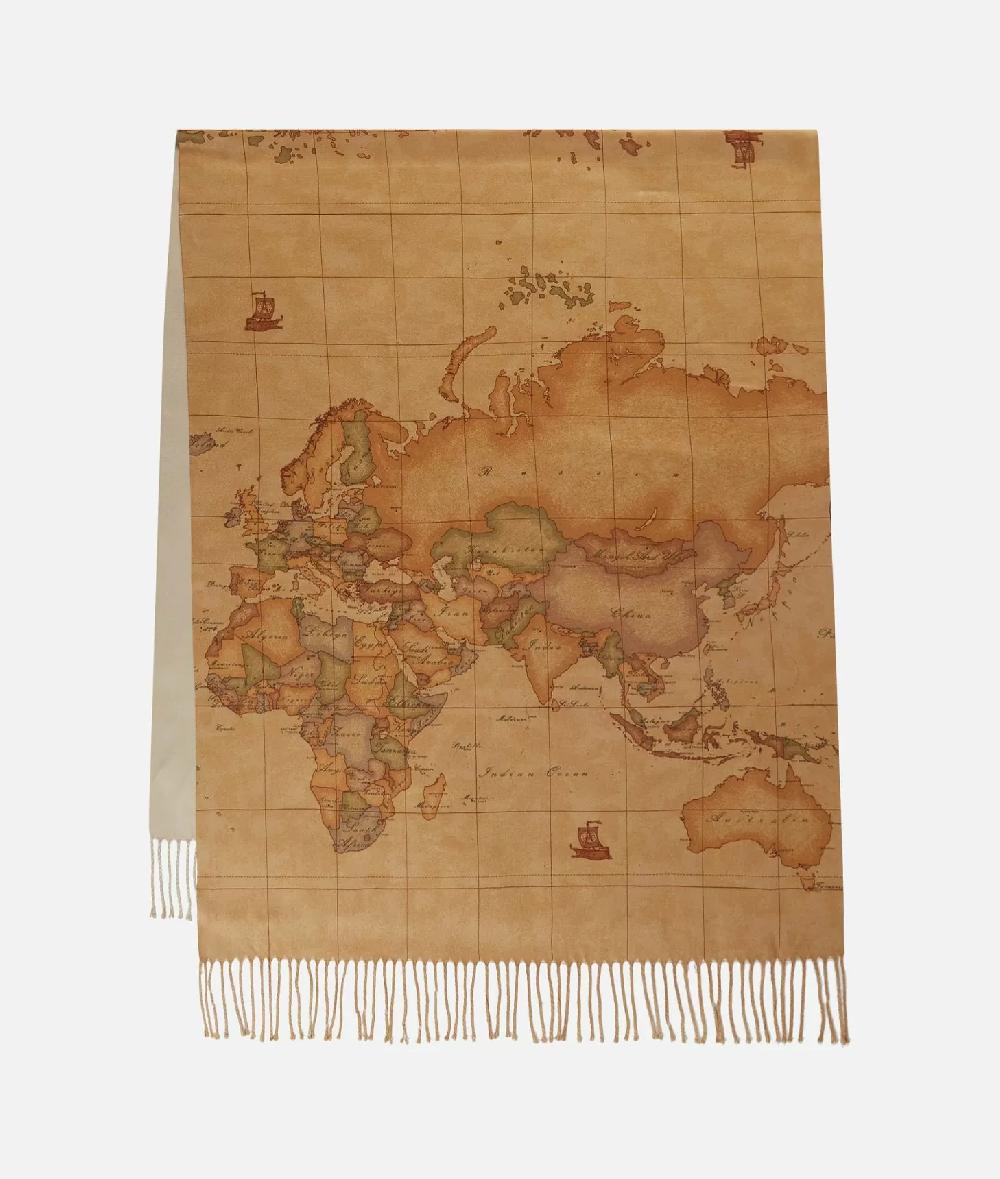 Alviero martini 1a classe Stola con frange 72x175 Geo Classic Offerta natalizia