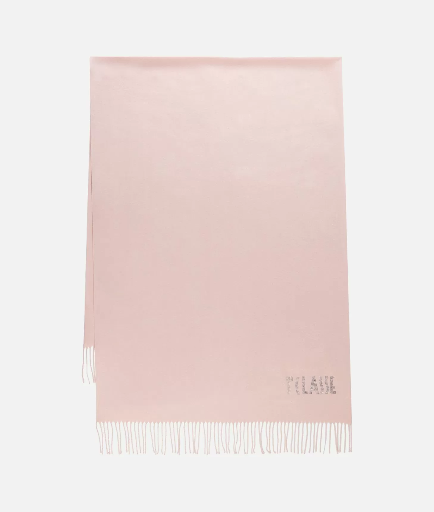 Alviero martini 1a classe Stola con logo in strass 72x175 Rosa Cipria Offerta San Valentino