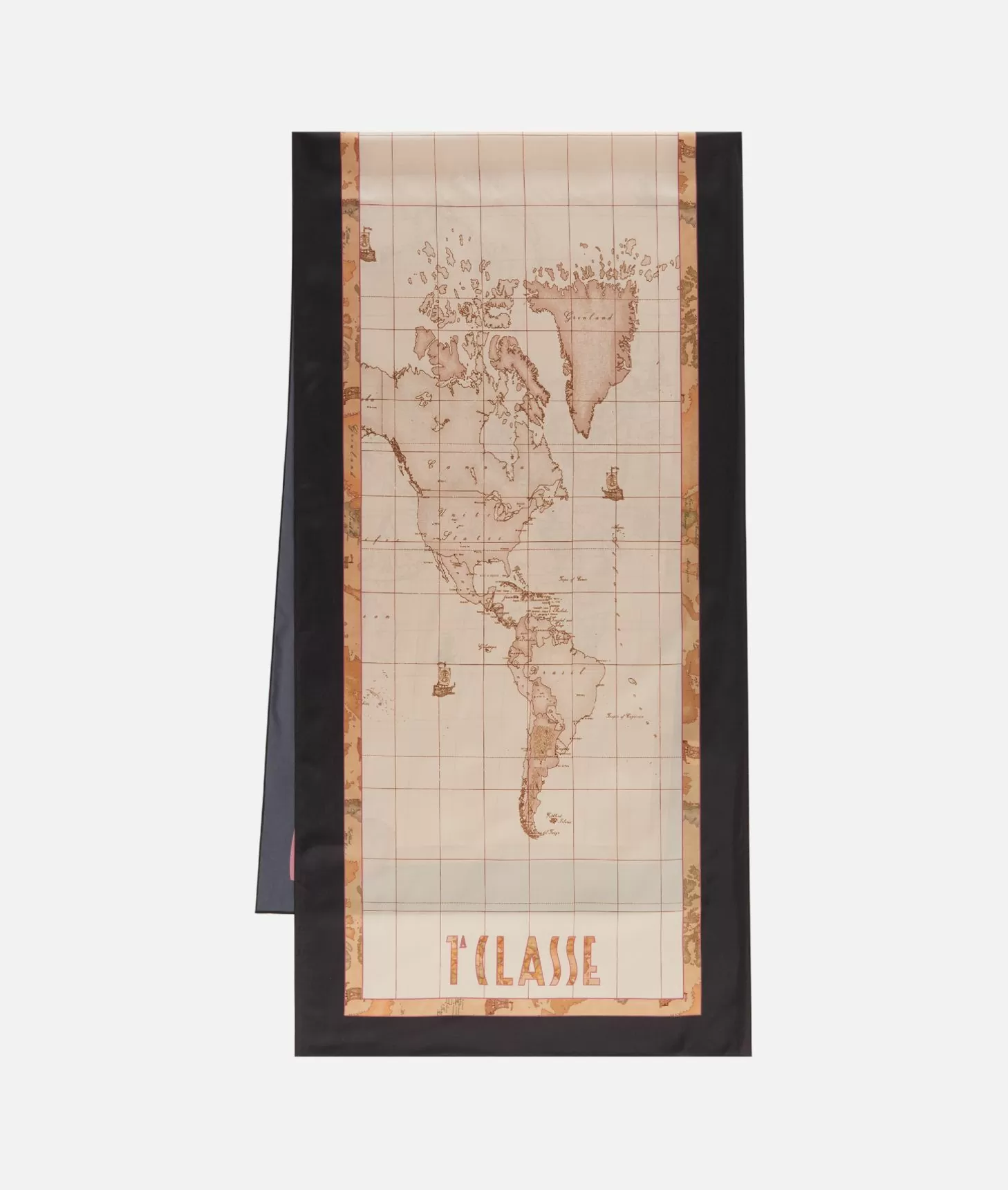 Alviero martini 1a classe Sciarpa Geo Cuori 48x180 Nera Super Saving Price