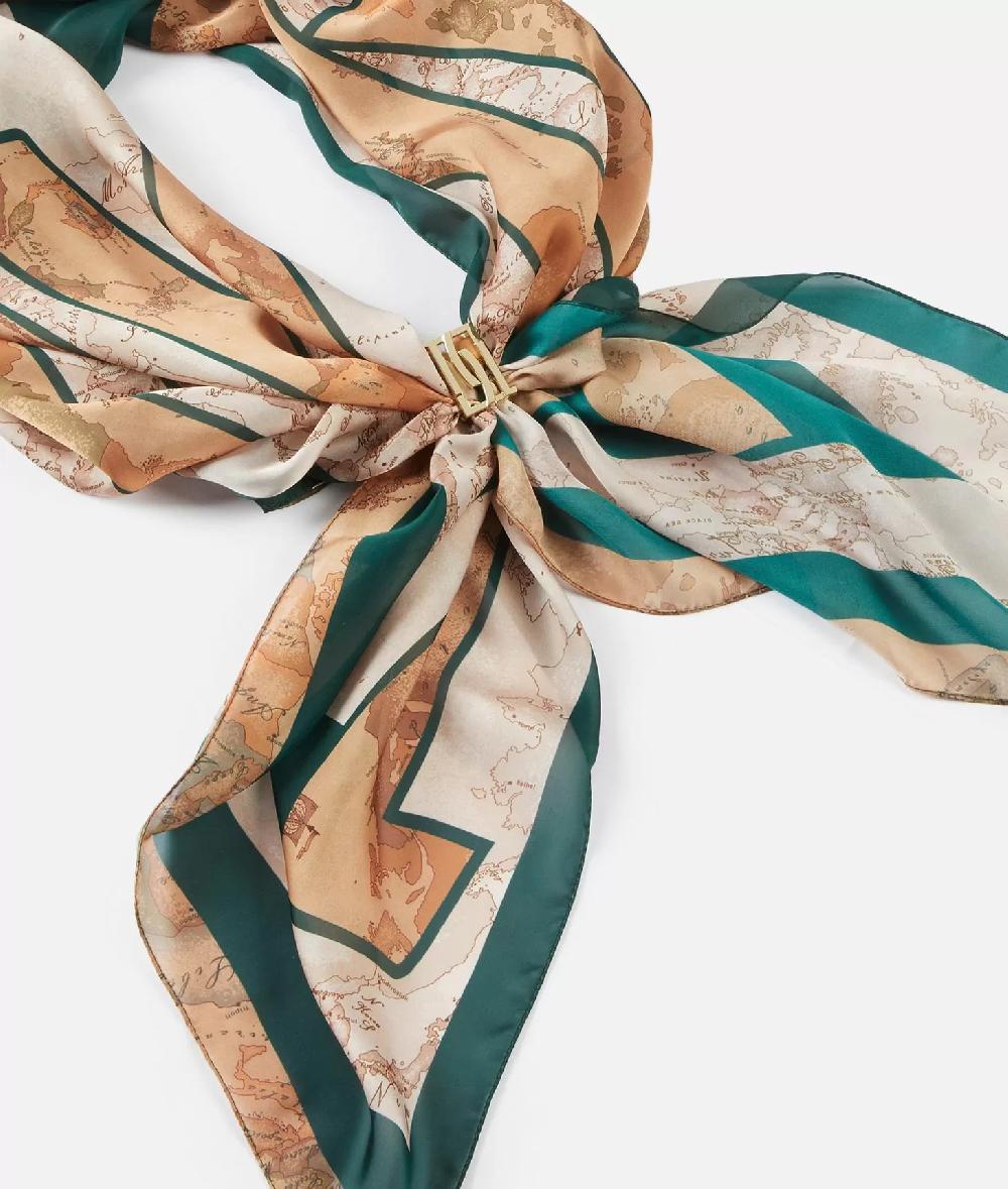 Alviero martini 1a classe Sciarpa con gioiello 1C Mirror 48x150 Giada Ritorno libero