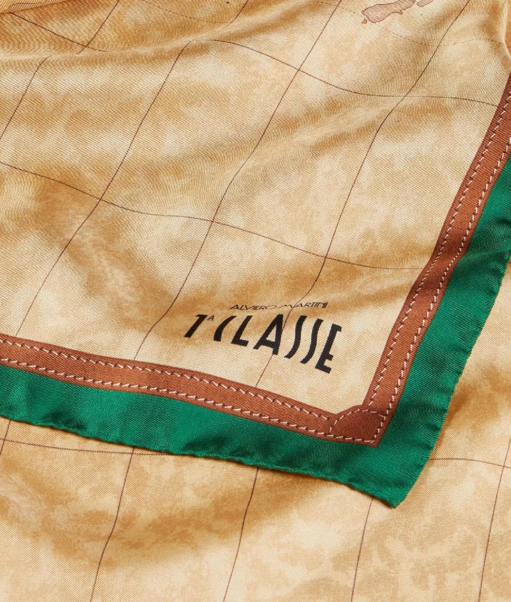 Alviero martini 1a classe Foulard Geo Classic 90x90 Giada Fino al 50% di sconto