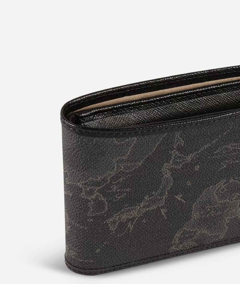 Alviero martini 1a classe Geo Black portafoglio da uomo nero Saldi Di Fabbrica