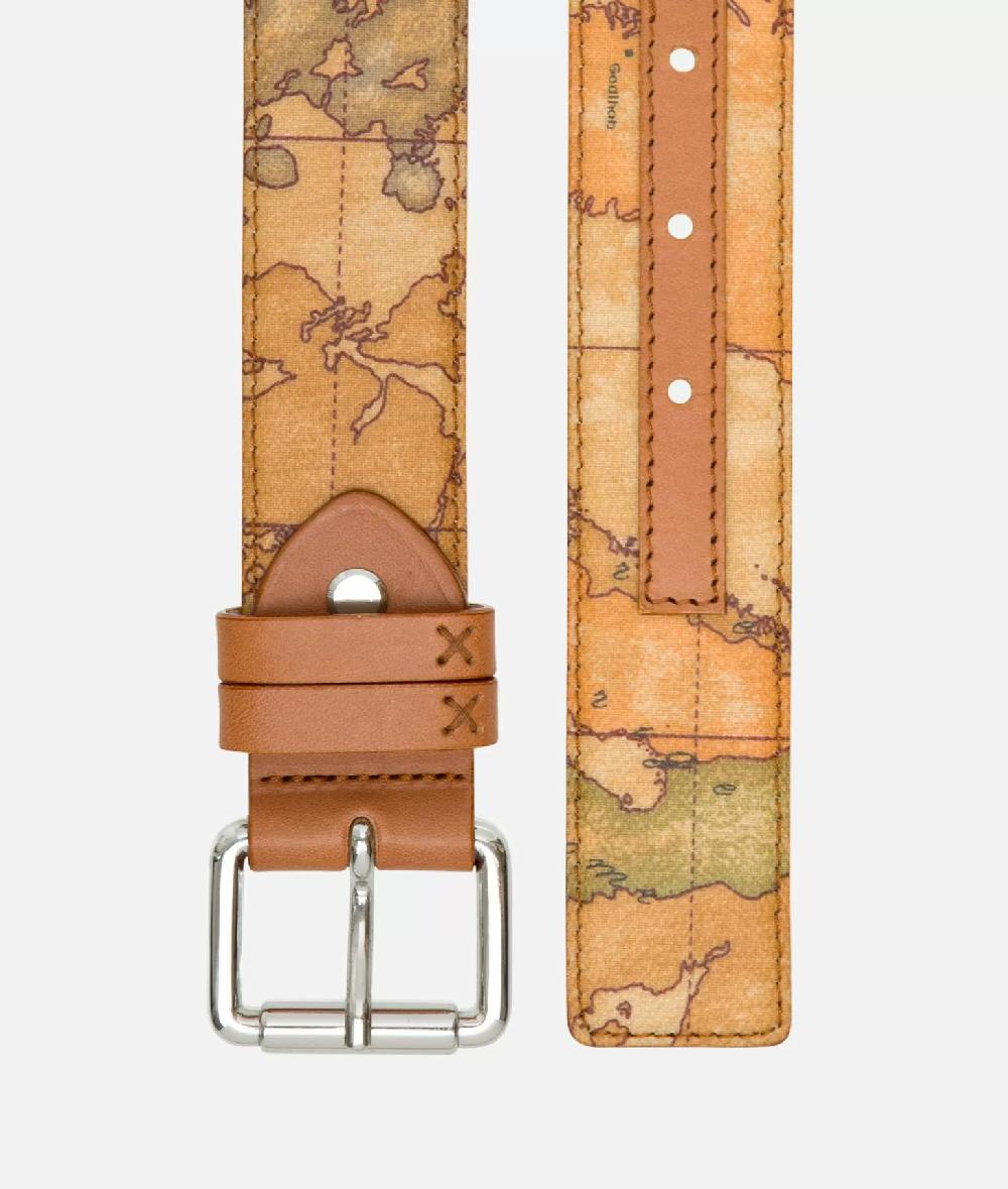 Alviero martini 1a classe Geo Classic Cintura con fibbia platino Sconti VIP