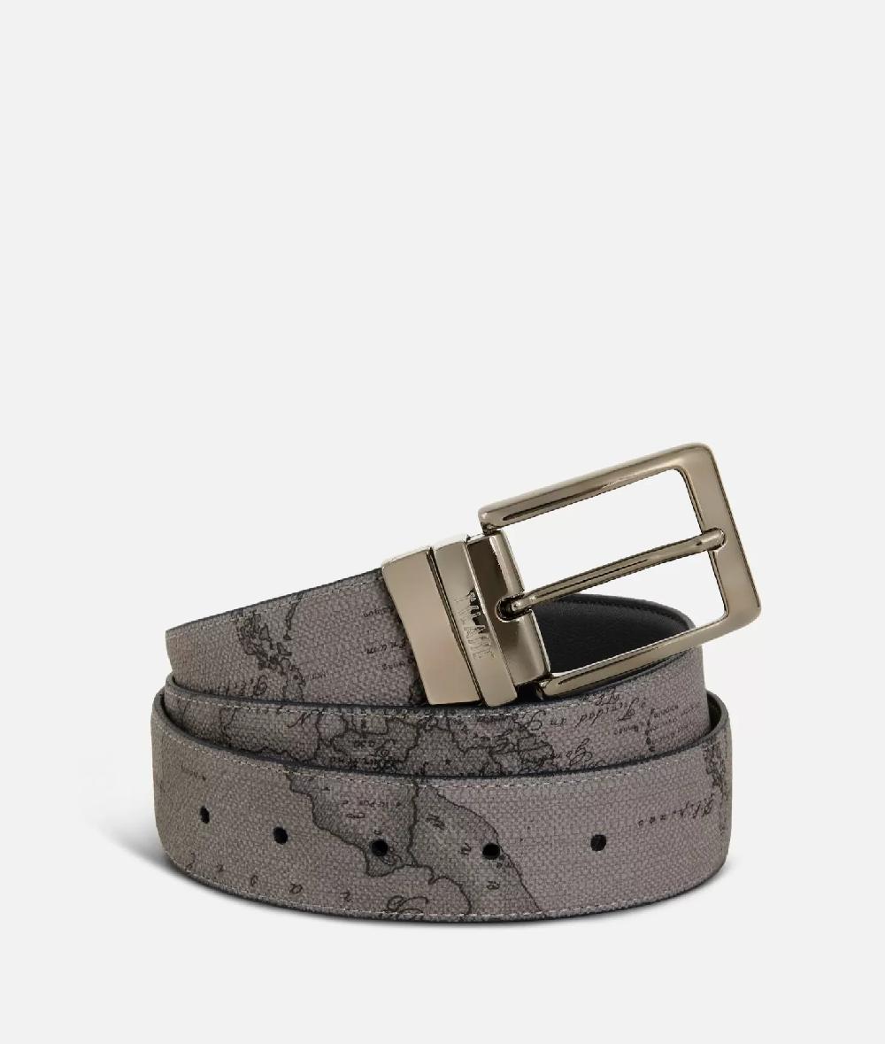 Alviero martini 1a classe Cintura uomo in pelle Blu Latest stili